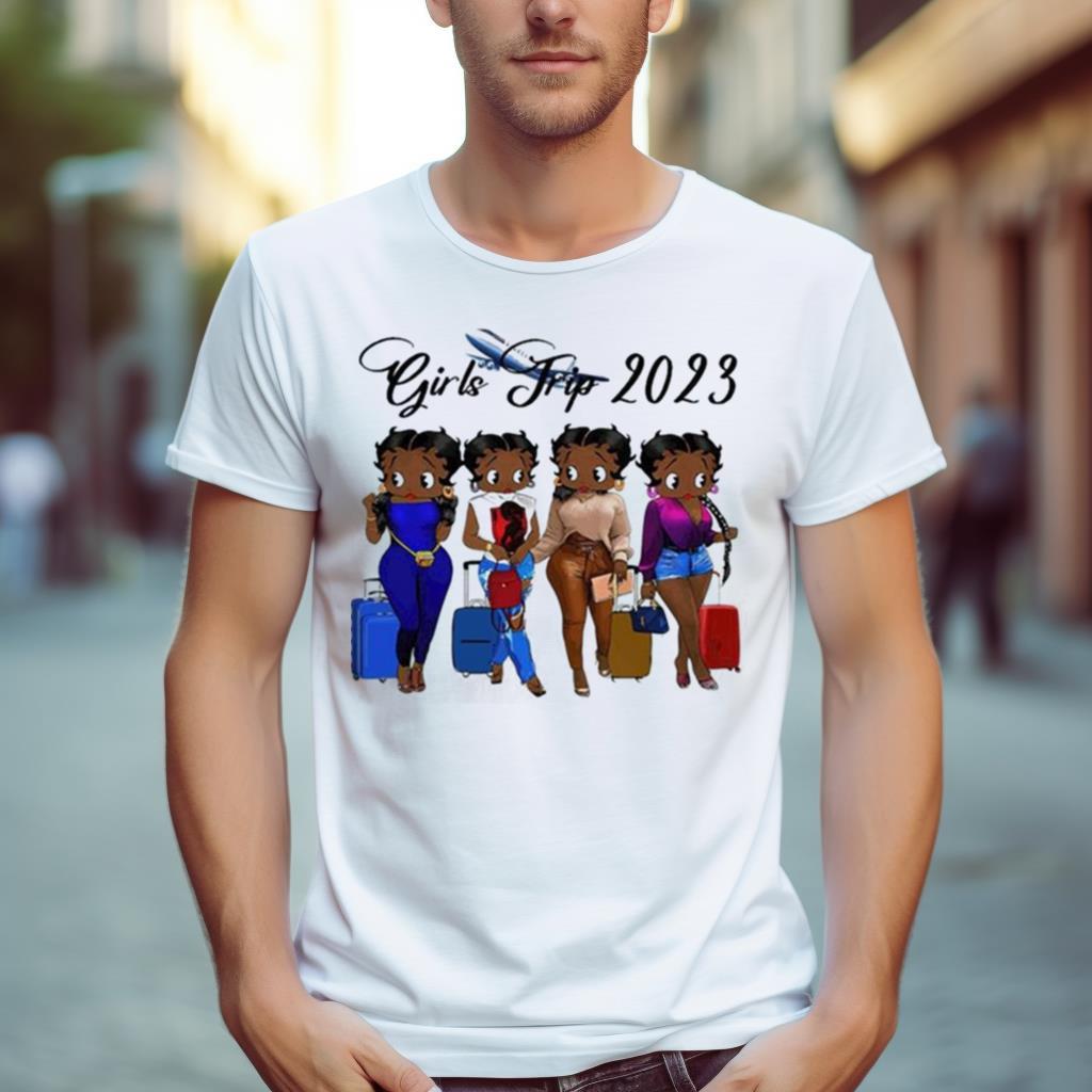 Black Betty Boop Girls Trip 2023 Shirt