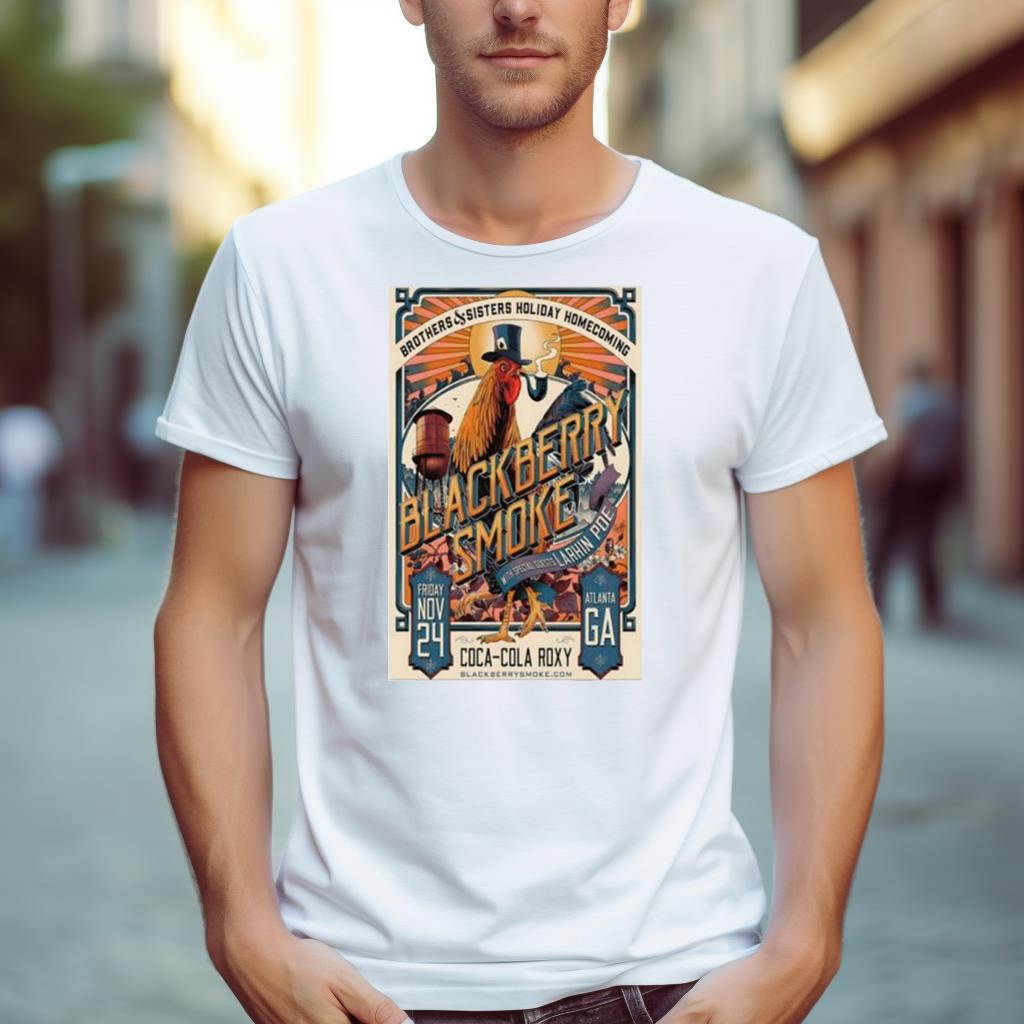 Blackberry Smoke Tour 2023 Atlanta Ga Coca Cola Roxy Shirt