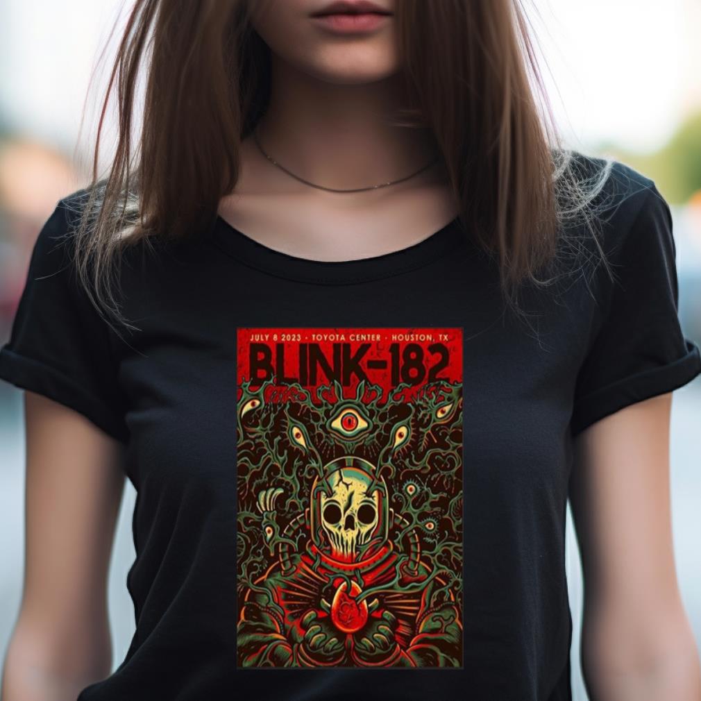 Blink 182 Houston, Tx, Toyota Center July 8 2023 Shirt