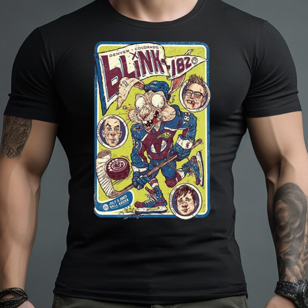 Blink 182 July 3 2023 Denver Event Poster Shirt