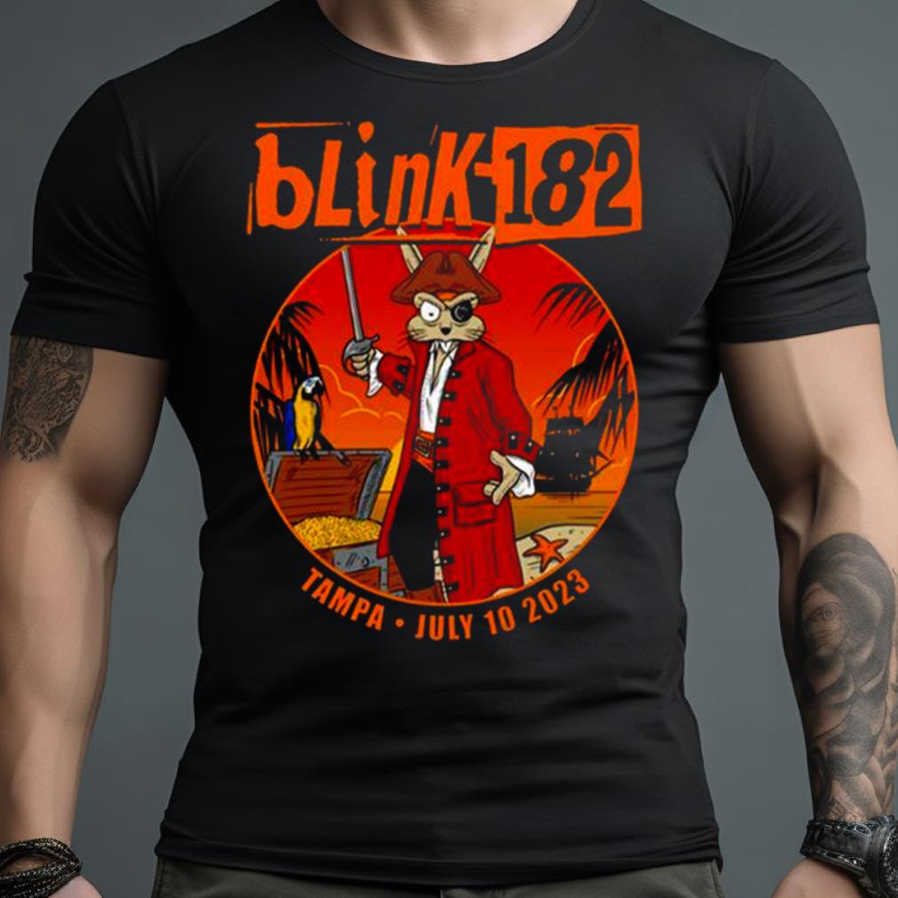 Blink 182 Tampa Event Tee July 10 2023 X Tampa Bay Buccaneers Fan Gifts T Shirt