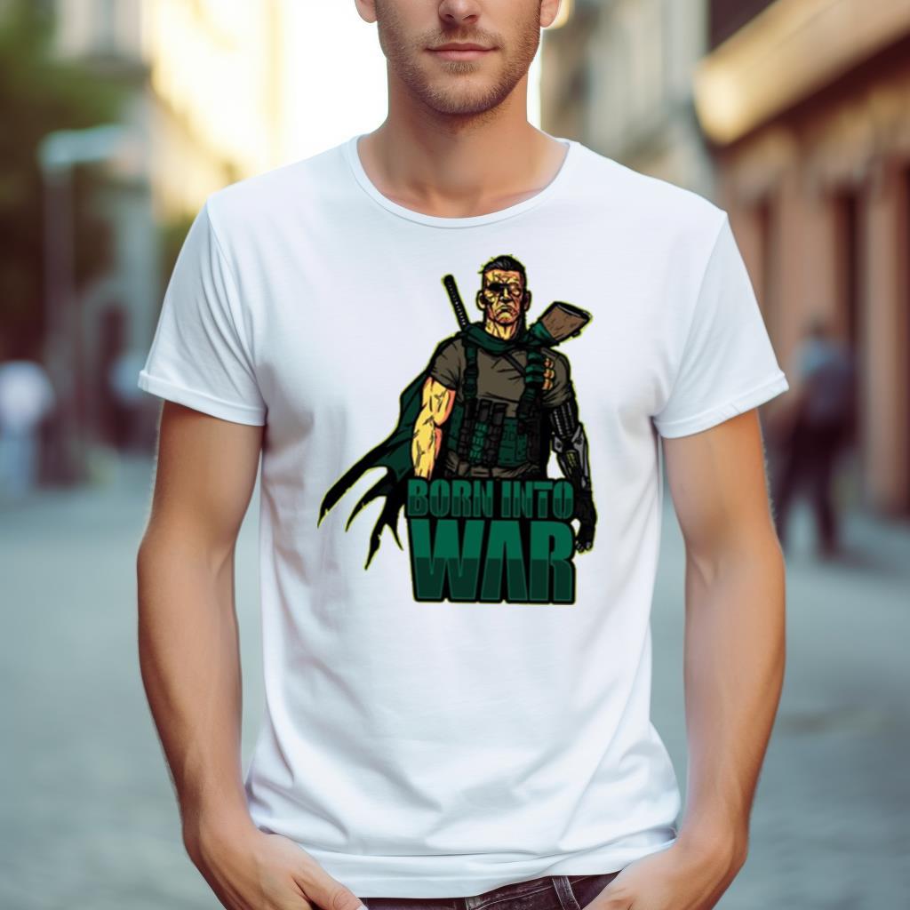 Born Into War Marvel Shirt
