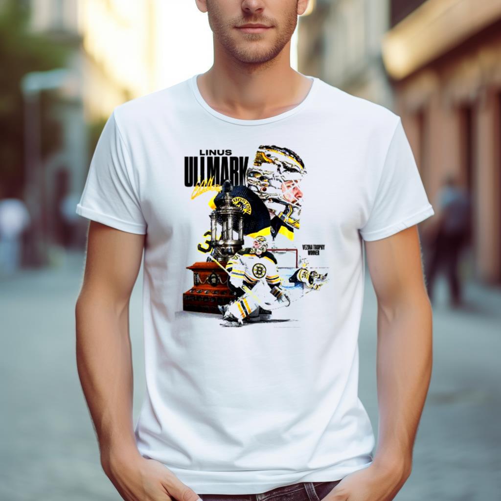 Boston Bruins 2023 Vezina Trophy Winner Linus Ullmark Shirt