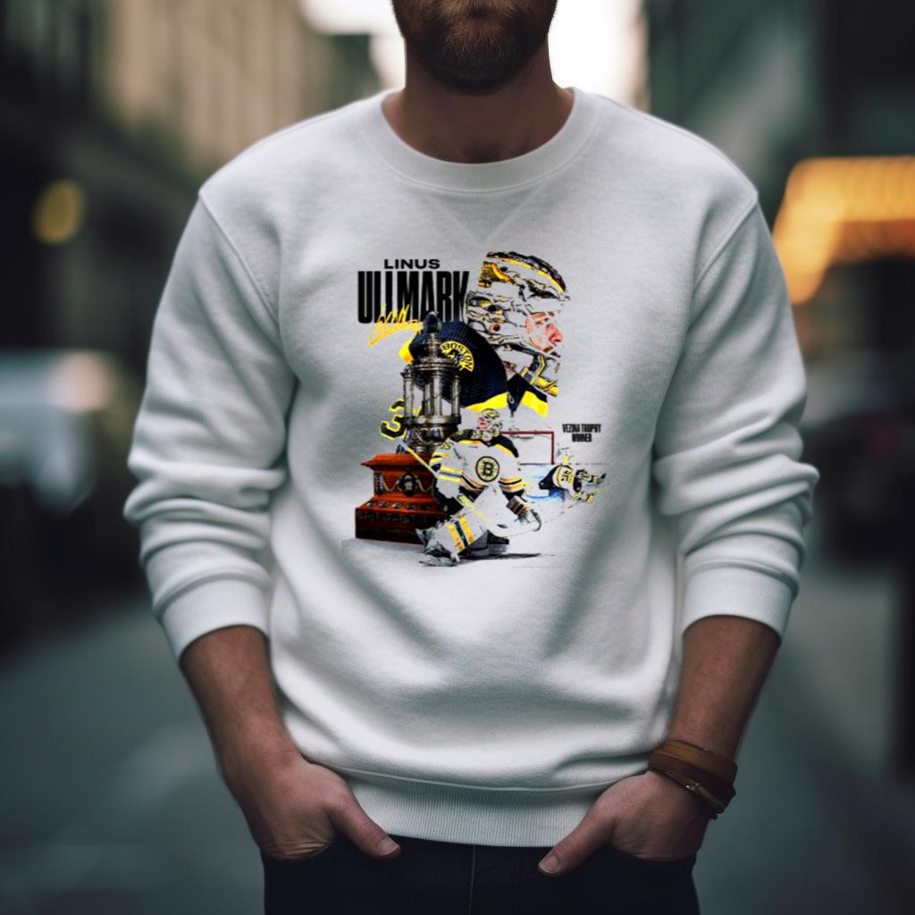 Boston Bruins 2023 Vezina Trophy Winner Linus Ullmark Shirt