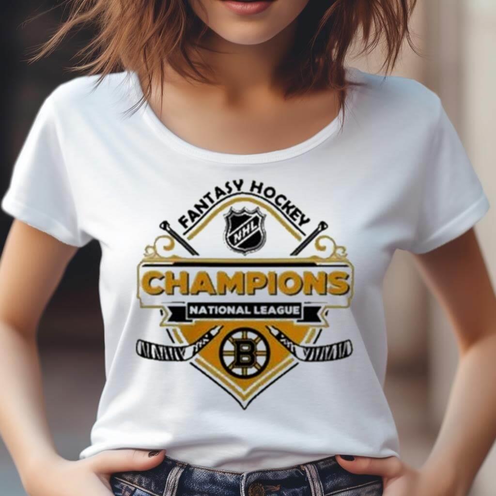 Boston Bruins Ice Hockey Fantasy Hockey Nhl Champions National League Logo 2023 Shirt