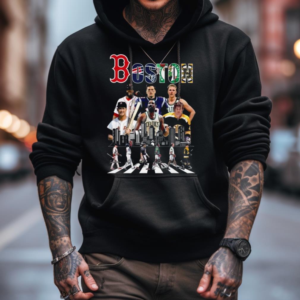 Boston Celtics Bruins Red Sox And New England Patriots Abbey Road Signatures 2023 Shirt Boston Celtics Bruins Red Sox And New England Patriots Abbey Road Signatures 2023 Shirt