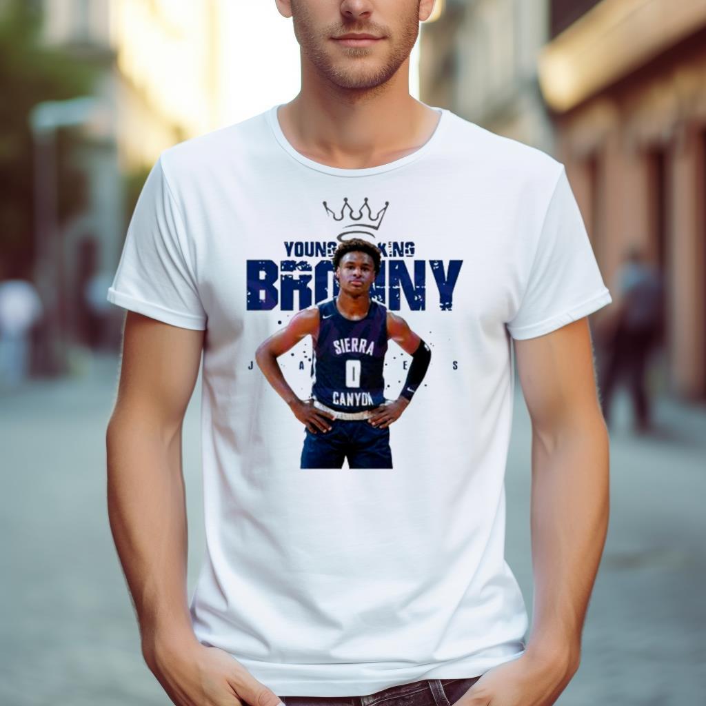 Bronny James Young King Bronny Usc Trojan 2023 Shirt