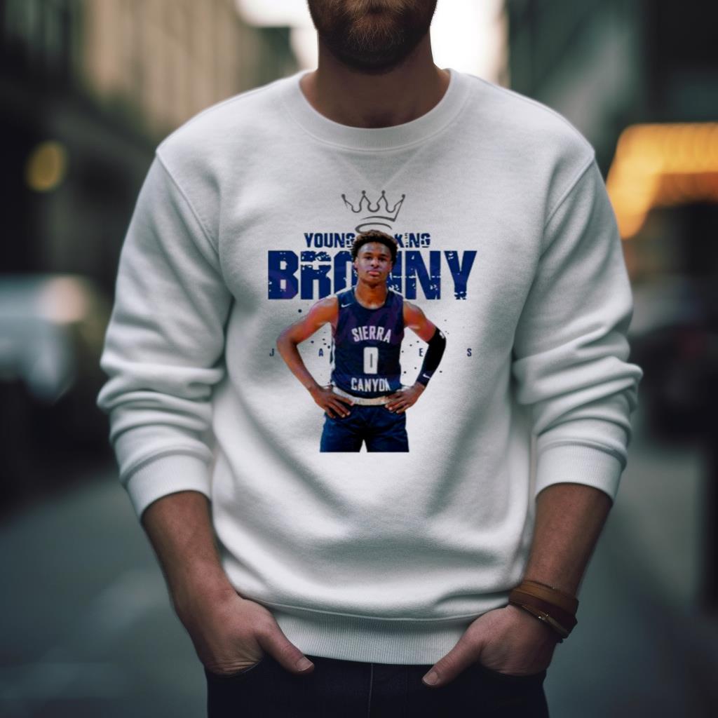 Bronny James Young King Bronny Usc Trojan 2023 Shirt
