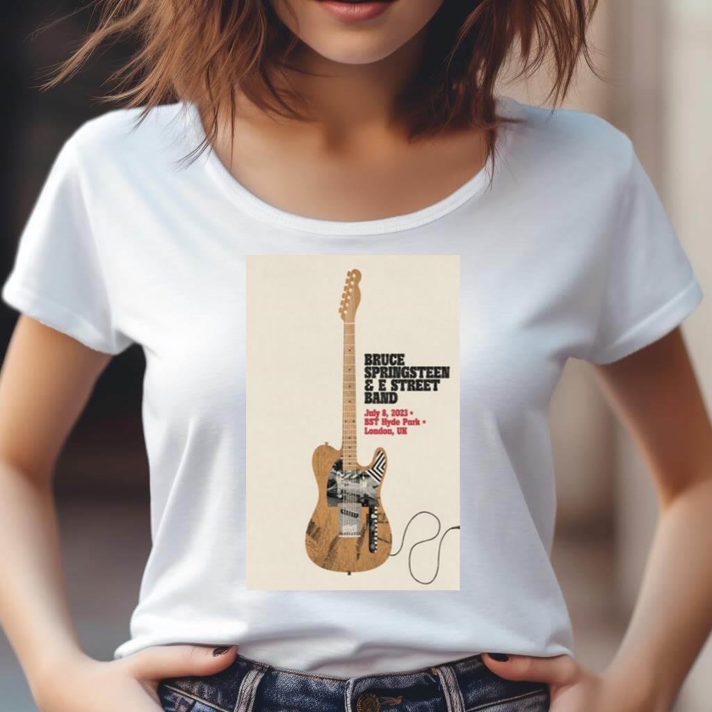 Bruce Springsteen & E Street Band London, England Uk 2023 Poster Shirt