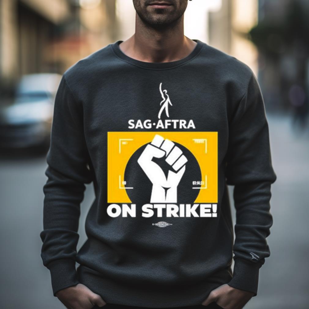 Bryan Cranston Wearing Sag Aftra On Strike Support Shirt