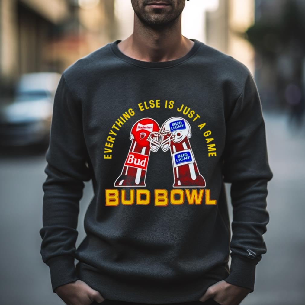 Budweiser Everything Else Is Just A Game Bud Bowl Shirt