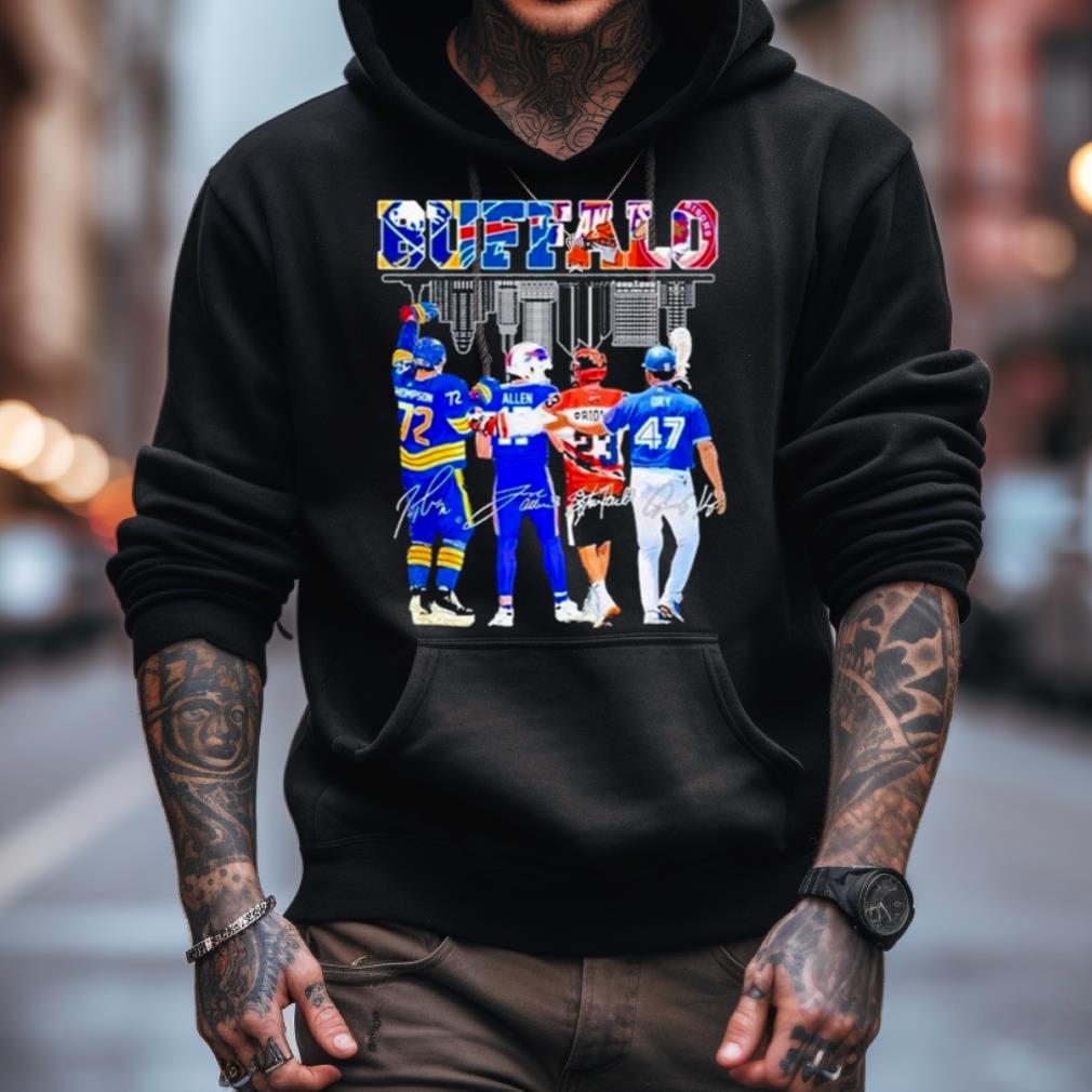 Buffalo Team Sport Legend Champions 2023 Players Signatures Shirt Buffalo Team Sport Legend Champions 2023 Players Signatures Shirt