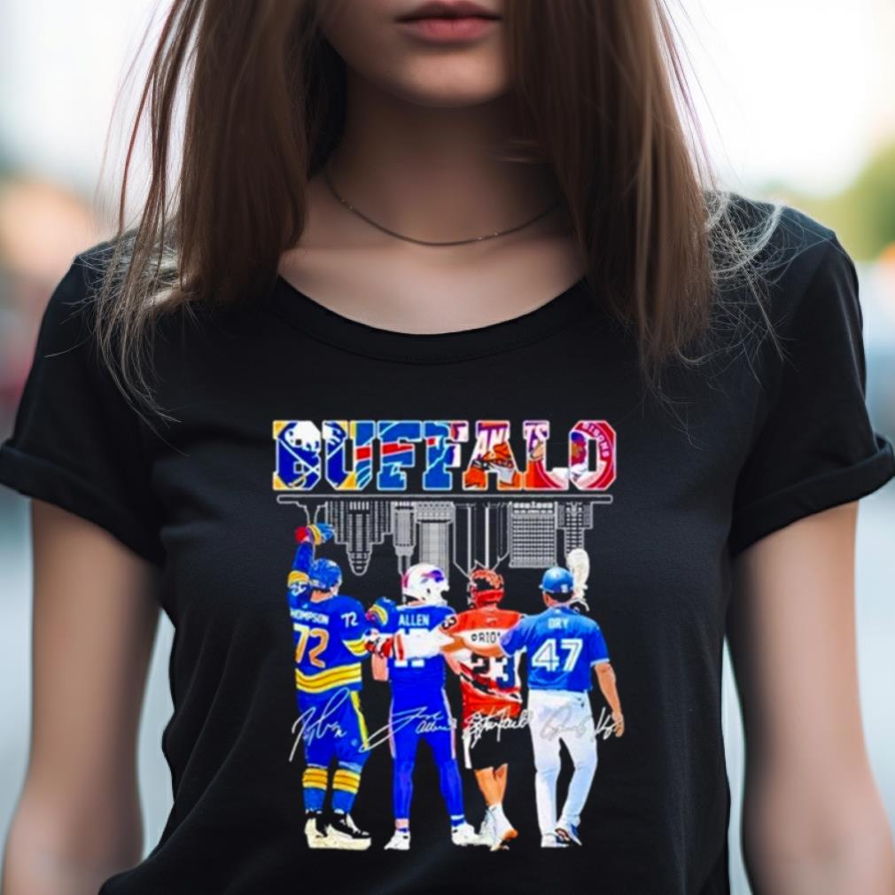 Buffalo Team Sport Legend Champions 2023 Players Signatures Shirt Buffalo Team Sport Legend Champions 2023 Players Signatures Shirt