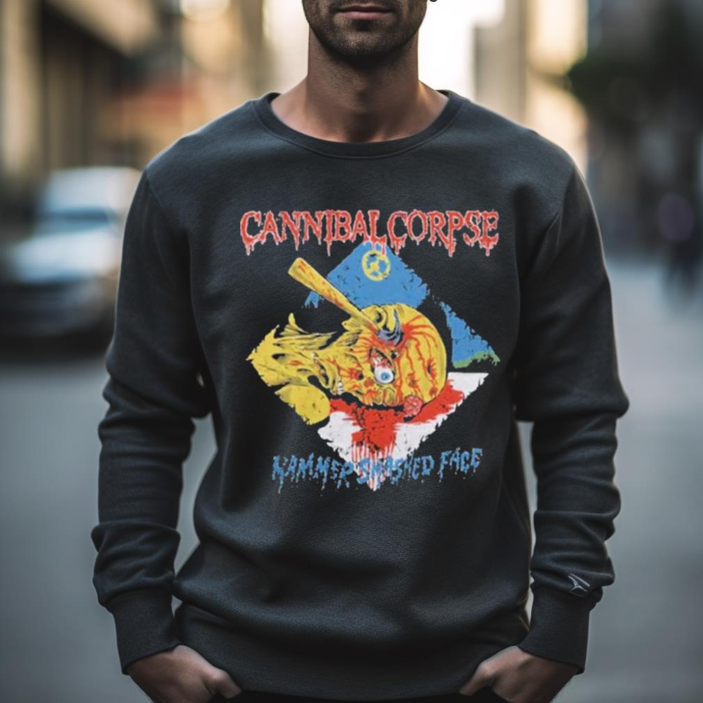 Cannibal Corpse Merch Hammer Smashed Face Shirt Cannibal Corpse Merch Hammer Smashed Face Shirt