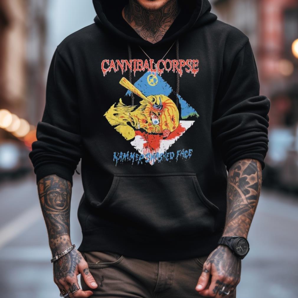 Cannibal Corpse Merch Hammer Smashed Face Shirt Cannibal Corpse Merch Hammer Smashed Face Shirt