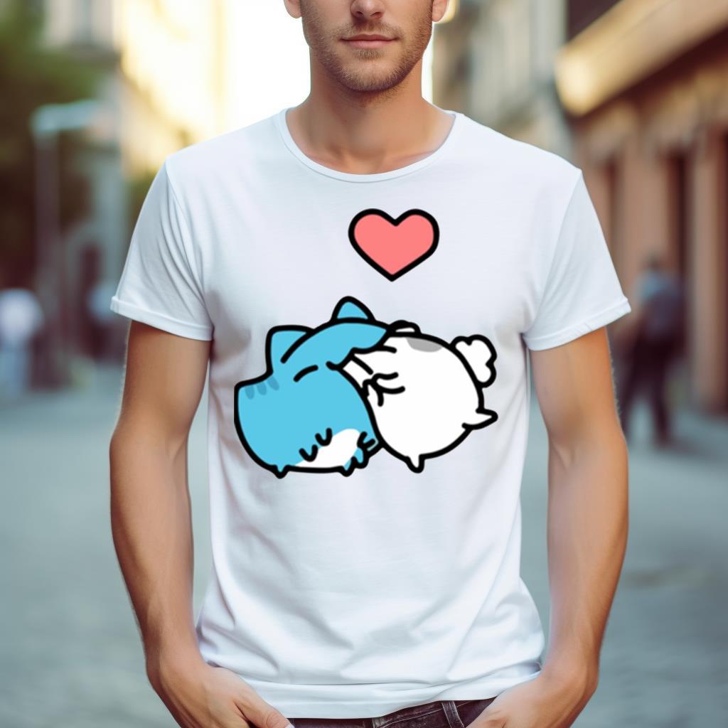 Cat A Big Kiss Bugcat Capoo Shirt