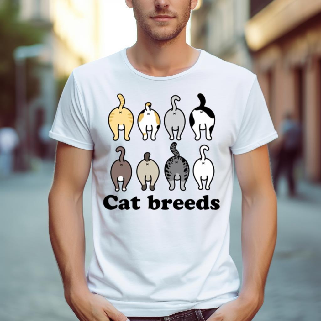 Cat Breeds Design Shirt