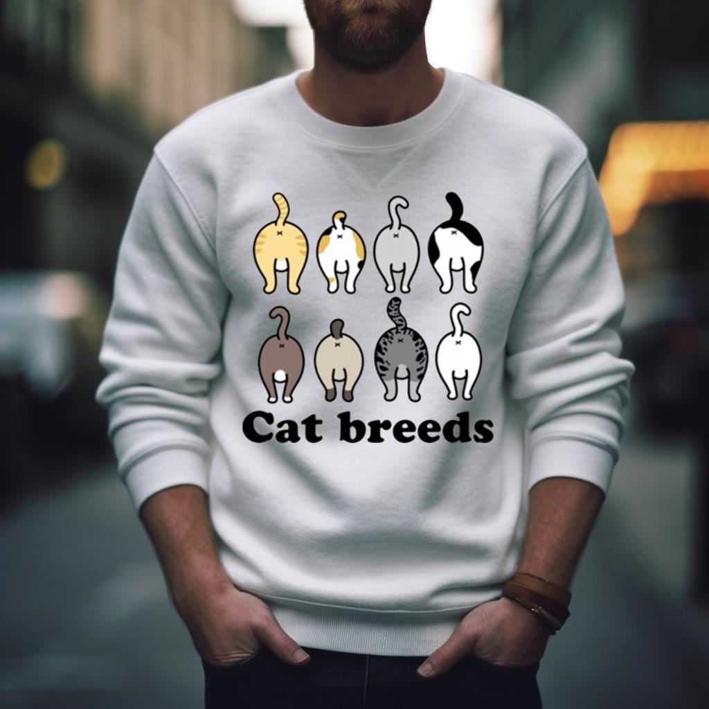 Cat Breeds Design Shirt