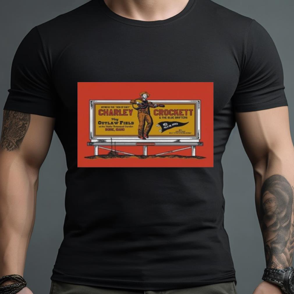Charley Crockett Boise Id Tour 2023 Poster T Shirt