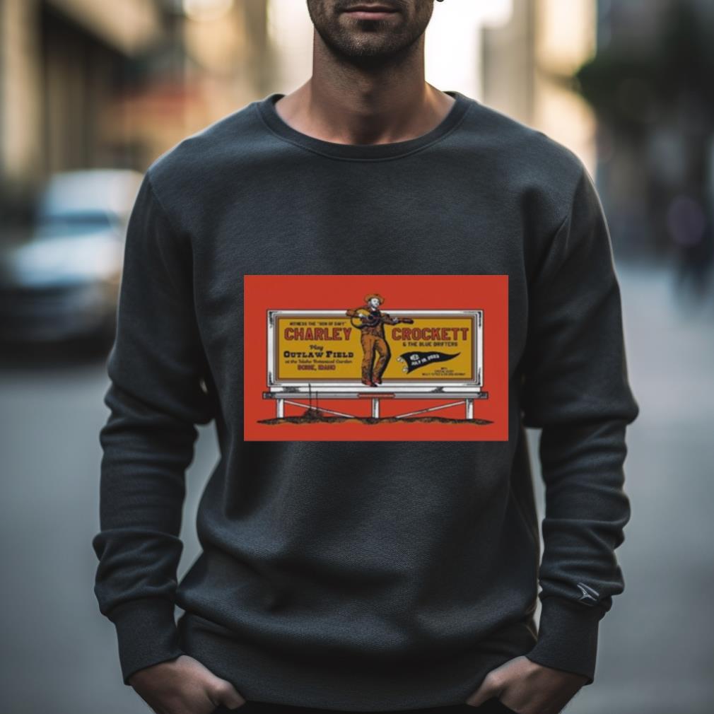 Charley Crockett Boise Id Tour 2023 Poster T Shirt
