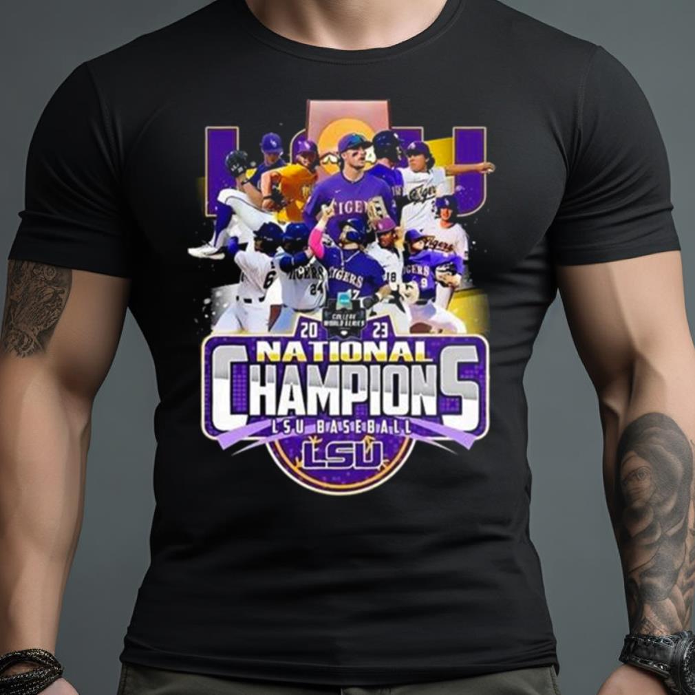 Cheap 2023 Ncaa Baseball Lsu Tigers Championship Shirt