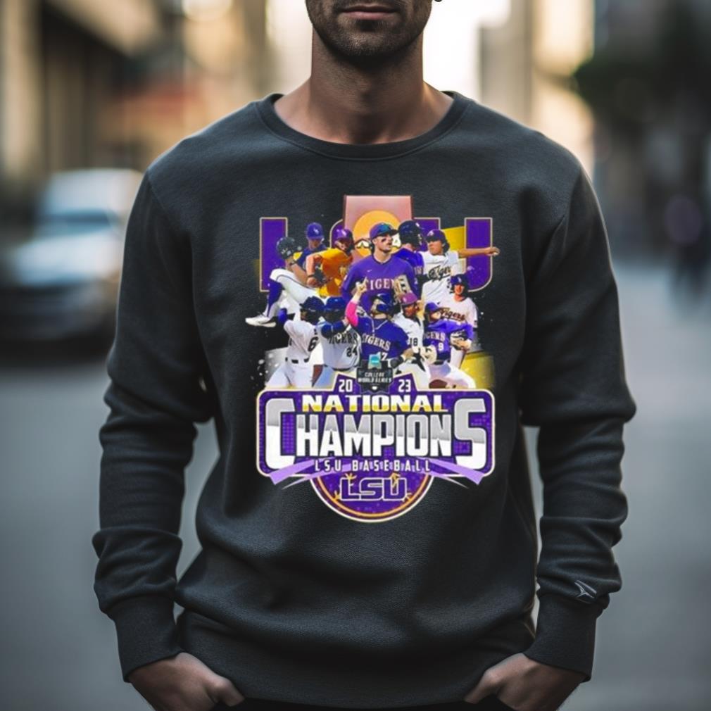 Cheap 2023 Ncaa Baseball Lsu Tigers Championship Shirt
