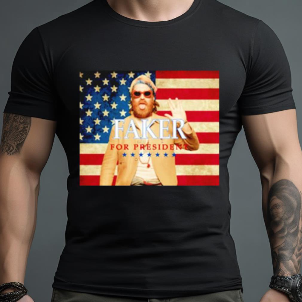 Chet Faker For President Usa Flag Shirt