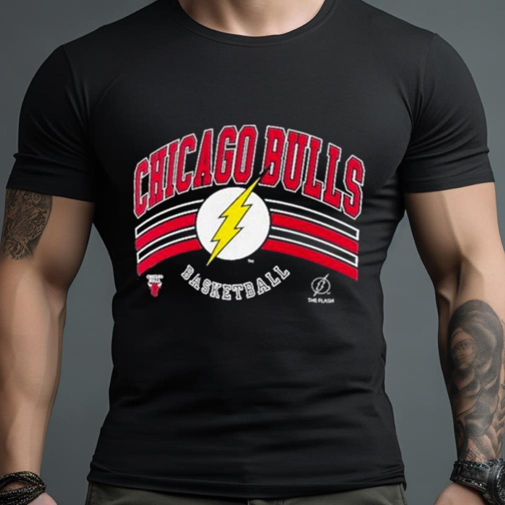 Chicago Bulls Dc The Flash Basketball Graphic T Shirt