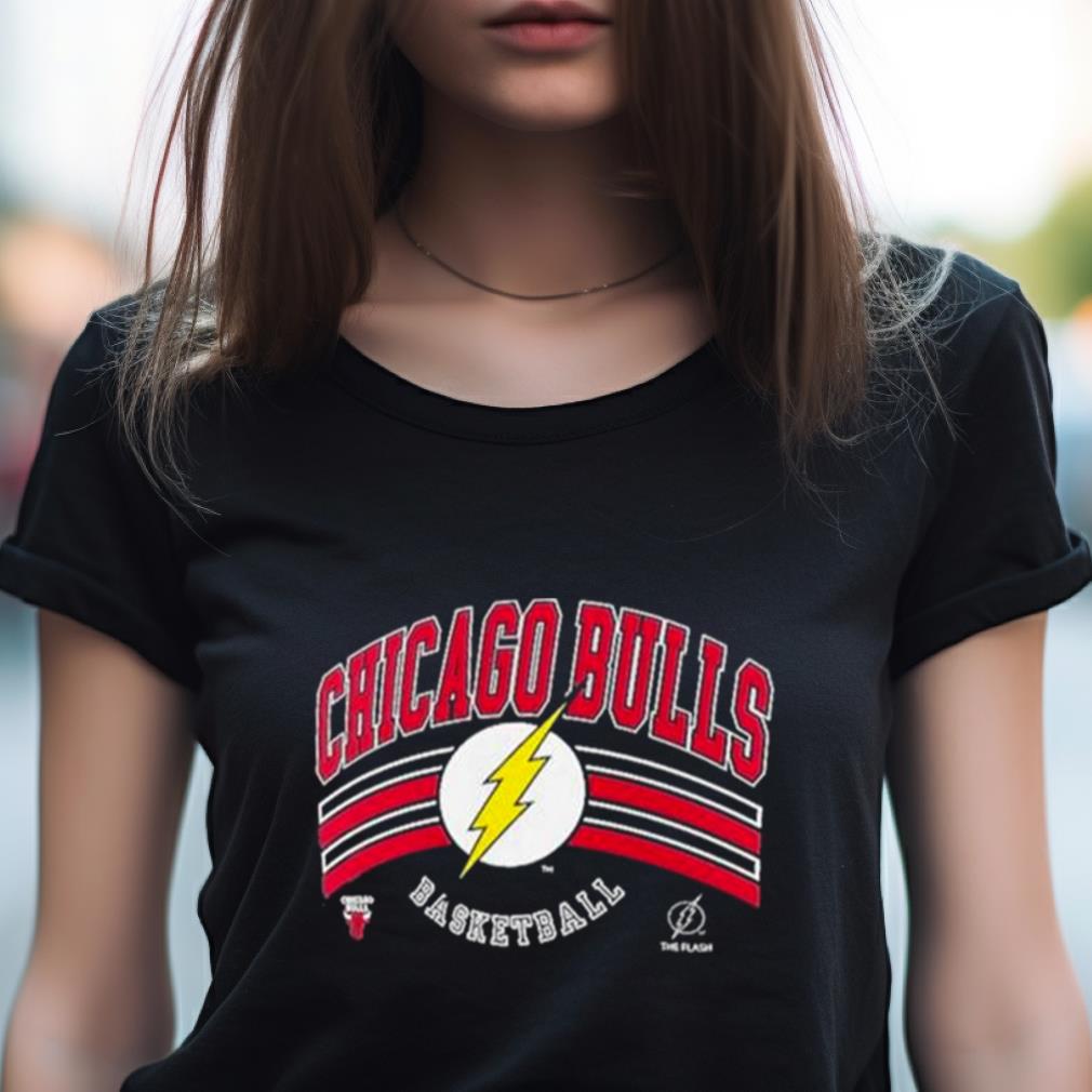 Chicago Bulls Dc The Flash Basketball Graphic T Shirt Chicago Bulls Dc The Flash Basketball Graphic T Shirt