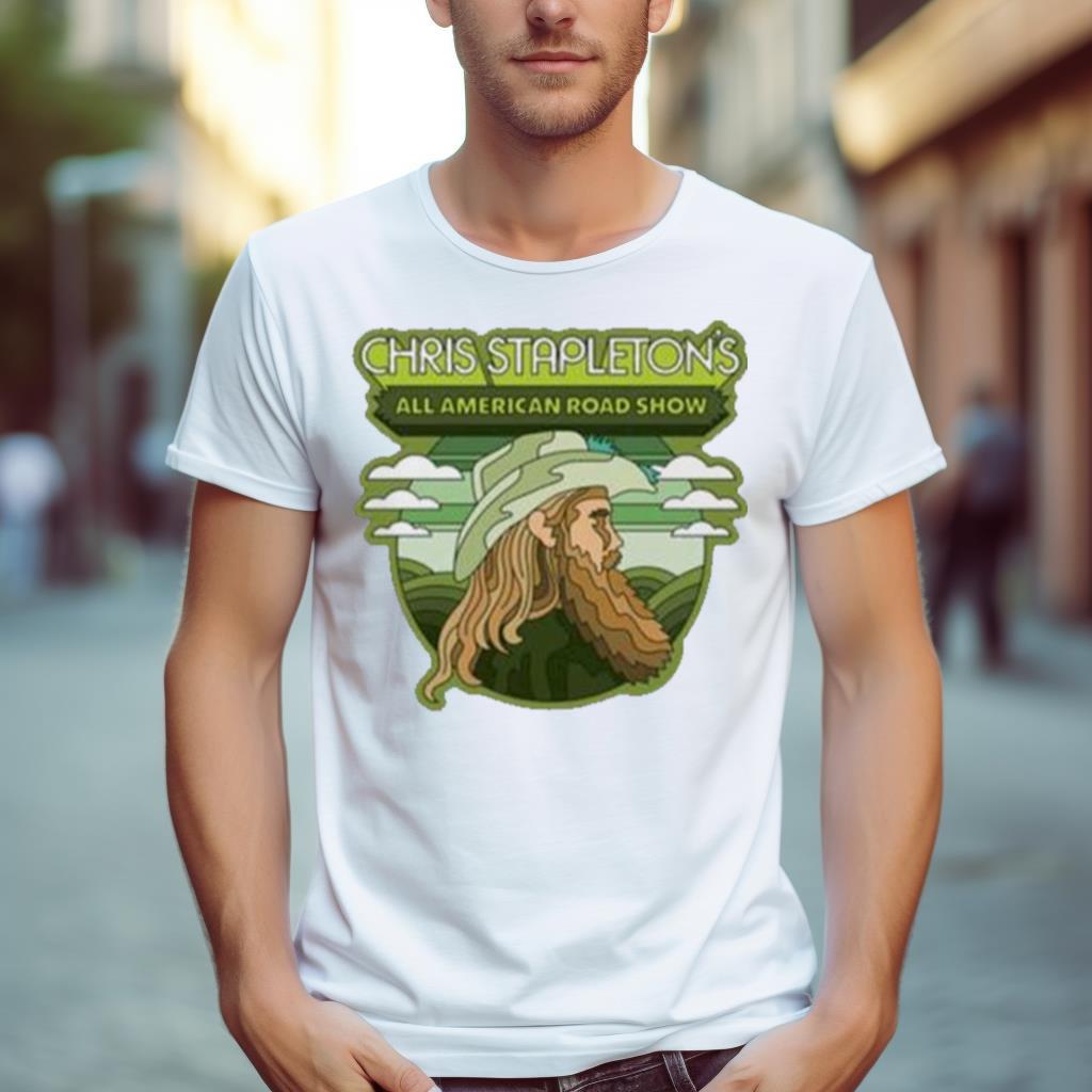 Chris Stapleton 2023 All American Road Show Tour Admat Shirt