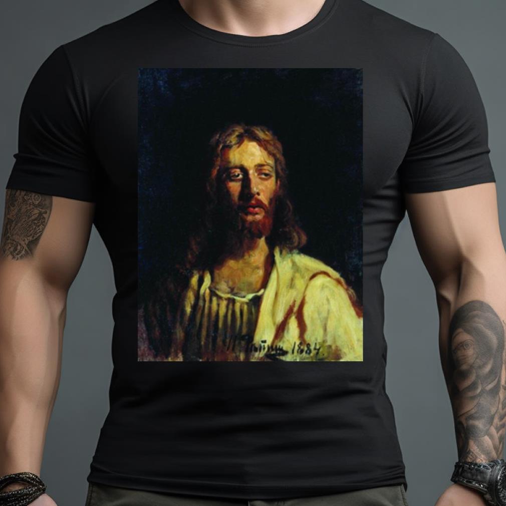 Christ Portrait Ilya Repin Graphic Shirt