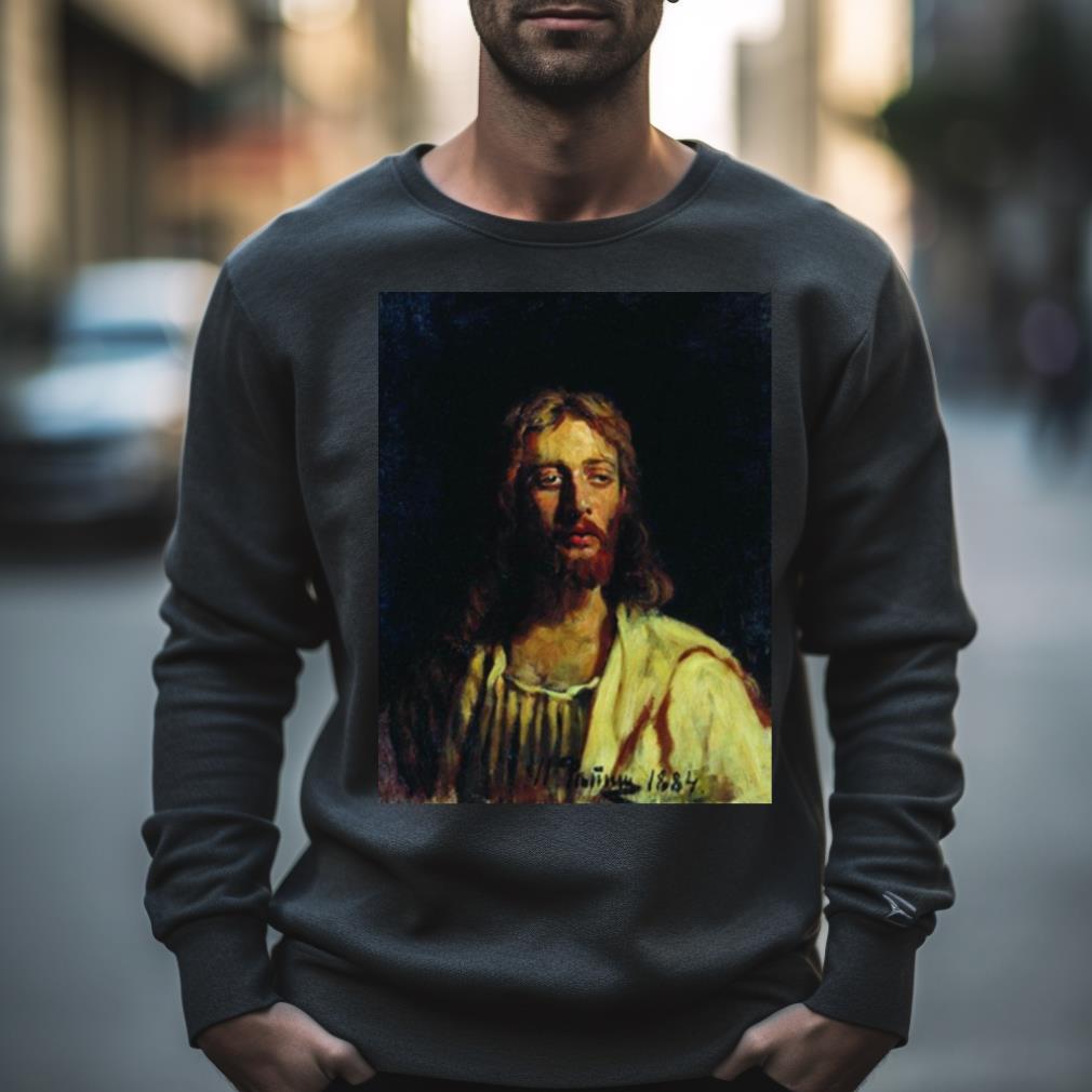 Christ Portrait Ilya Repin Graphic Shirt