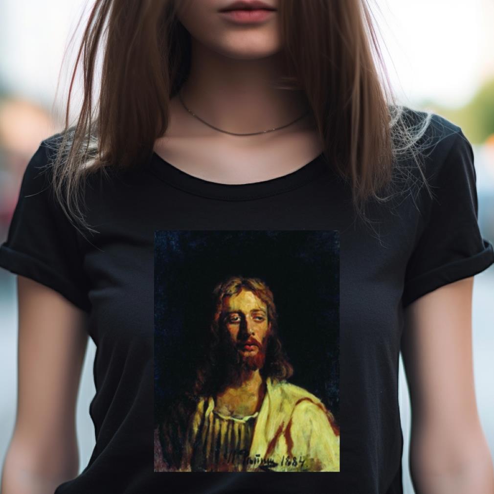 Christ Portrait Ilya Repin Graphic Shirt Christ Portrait Ilya Repin Graphic Shirt
