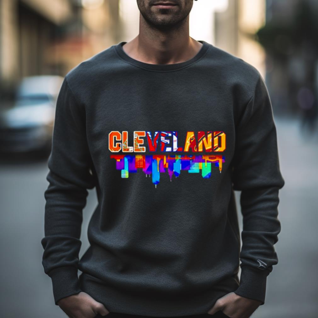 Cleveland Browns Cleveland Indians Cleveland Cavaliers Skyline City Shirt