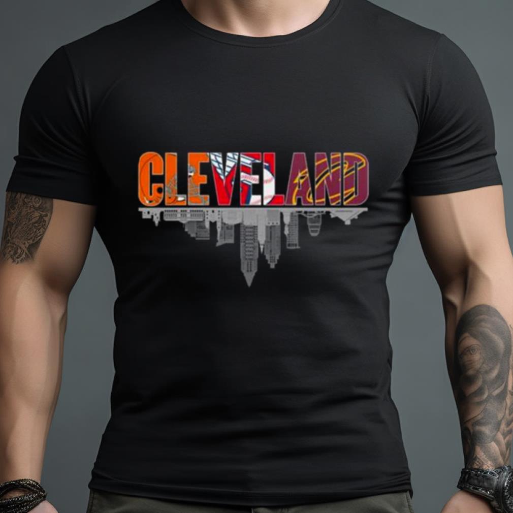 Cleveland Sport Team Football Skyline 2023 Shirt