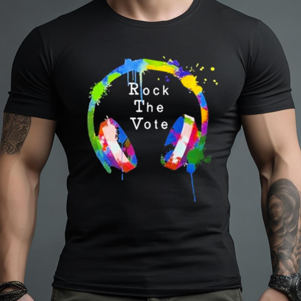 Coming And Going Design Rock The Vote Shirt