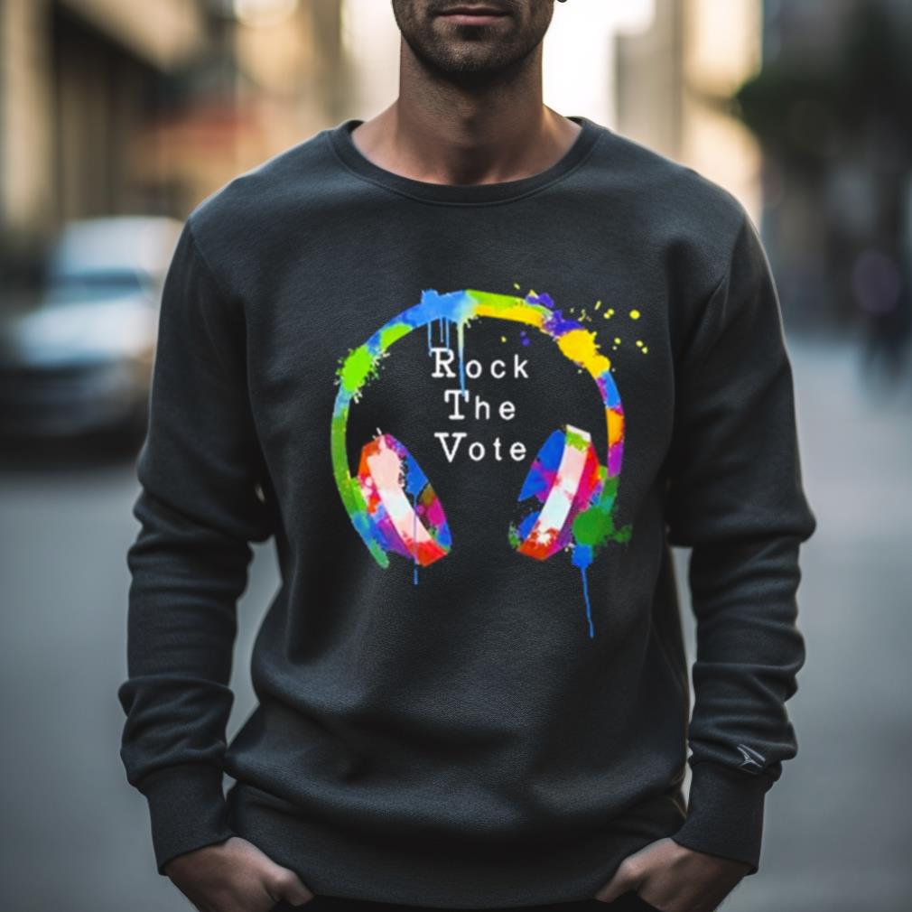 Coming And Going Design Rock The Vote Shirt