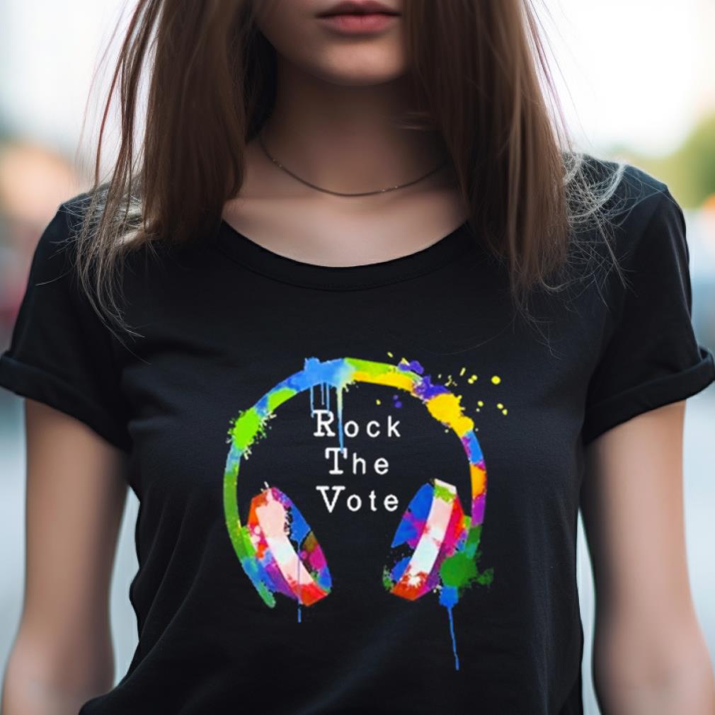 Coming And Going Design Rock The Vote Shirt Coming And Going Design Rock The Vote Shirt