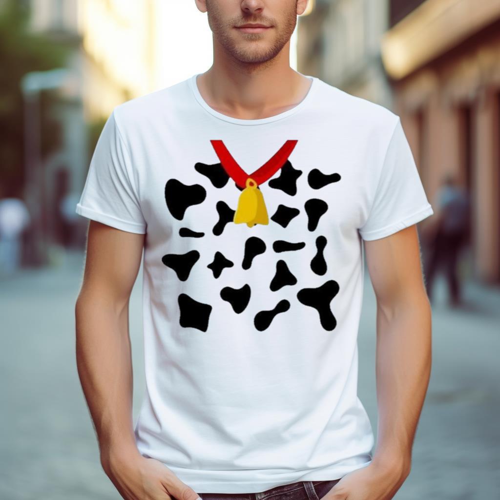 Cow Print Pattern Animal Halloween Costume Idea Tshirt