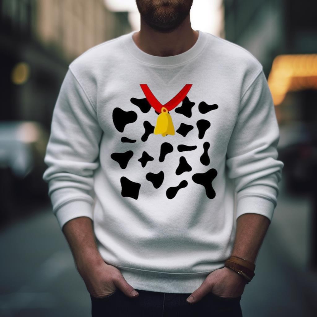 Cow Print Pattern Animal Halloween Costume Idea Tshirt