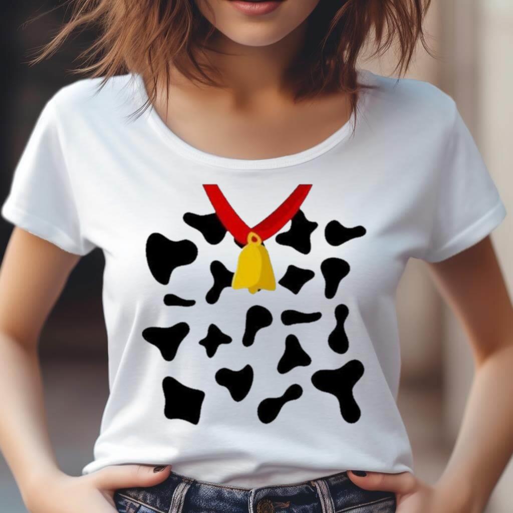 Cow Print Pattern Animal Halloween Costume Idea Tshirt Cow Print Pattern Animal Halloween Costume Idea Tshirt