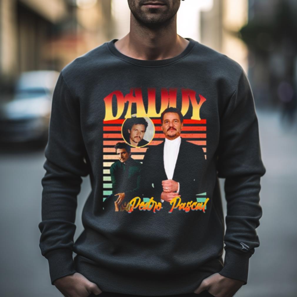 Daddy Pedro Pascal Vintage Collage Shirt