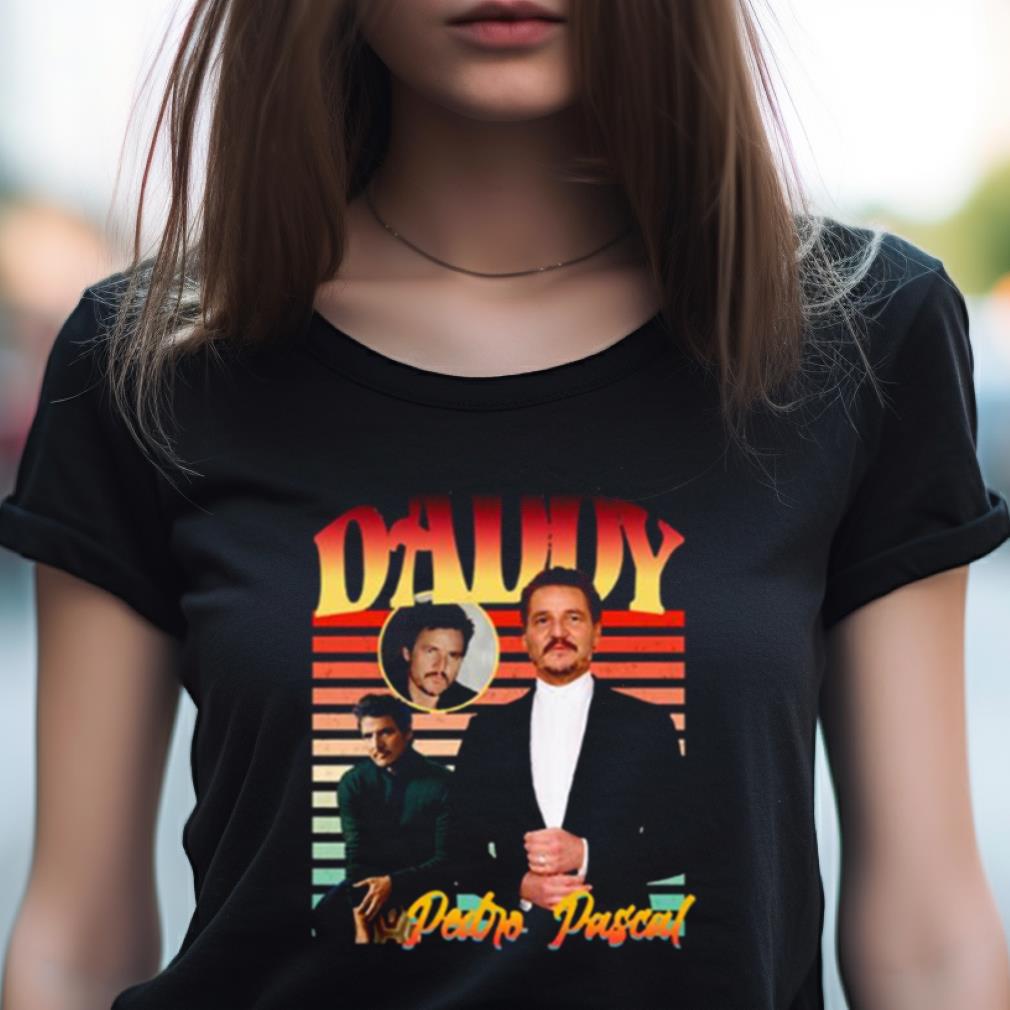 Daddy Pedro Pascal Vintage Collage Shirt