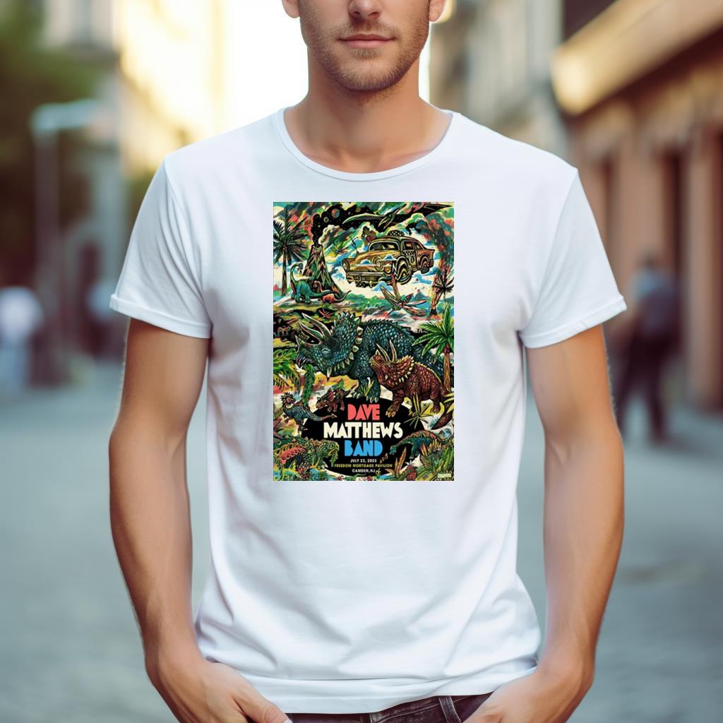 Dave Matthews Band Show In Freedom Mortgage Pavilion July 22 2023 Poster Shirt