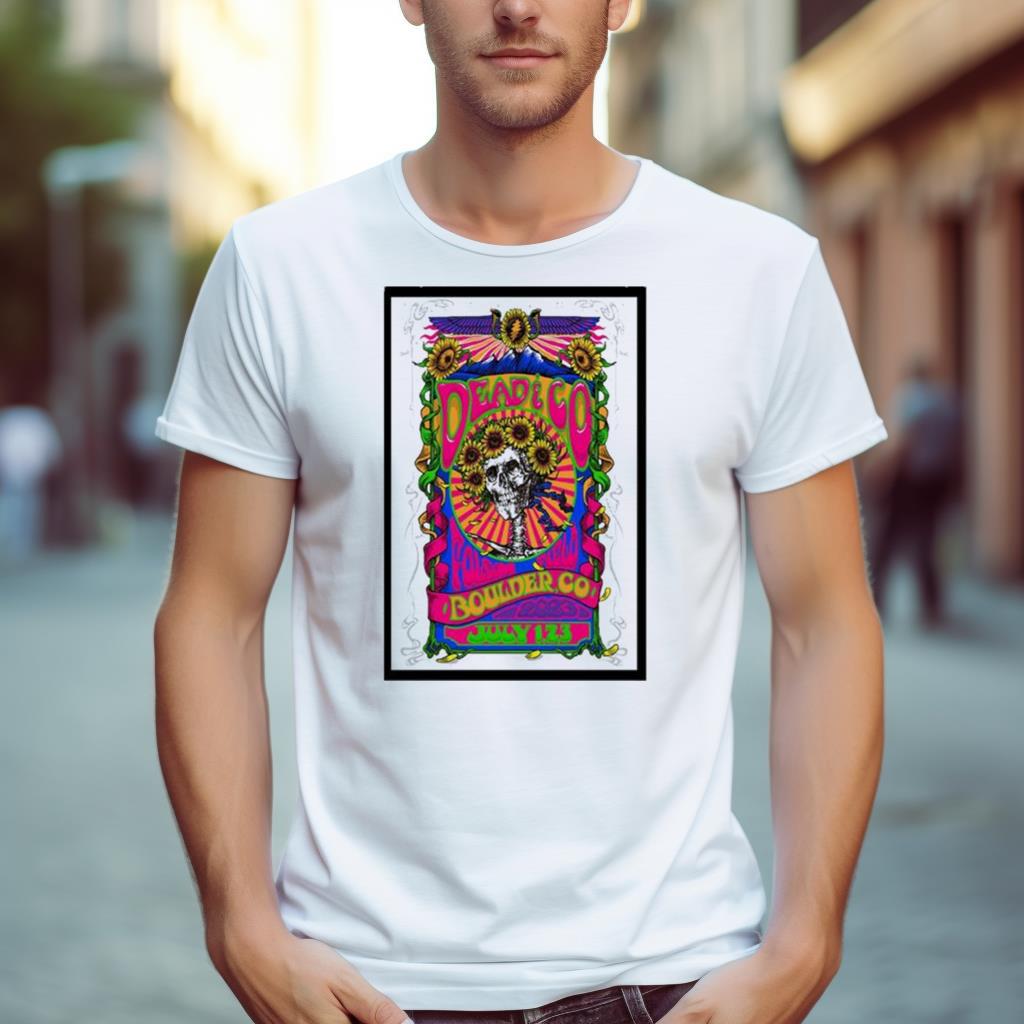 Dead & Company Folsom Field Colorado Final Tour July 1St 2Nd & 3Rd 2023 Poster Shirt