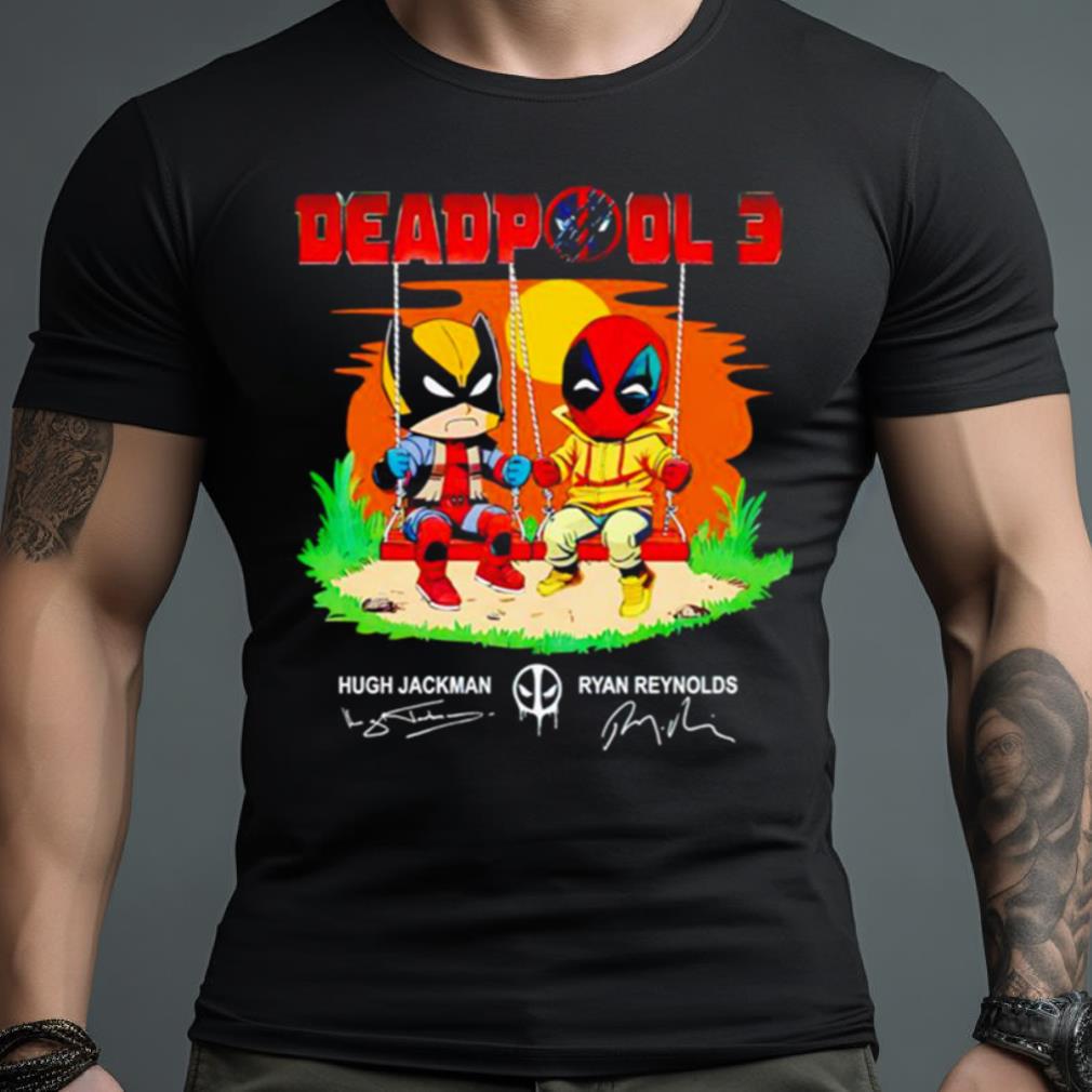 Deadpool And Wolverine Deadpool 3 Signatures Shirt