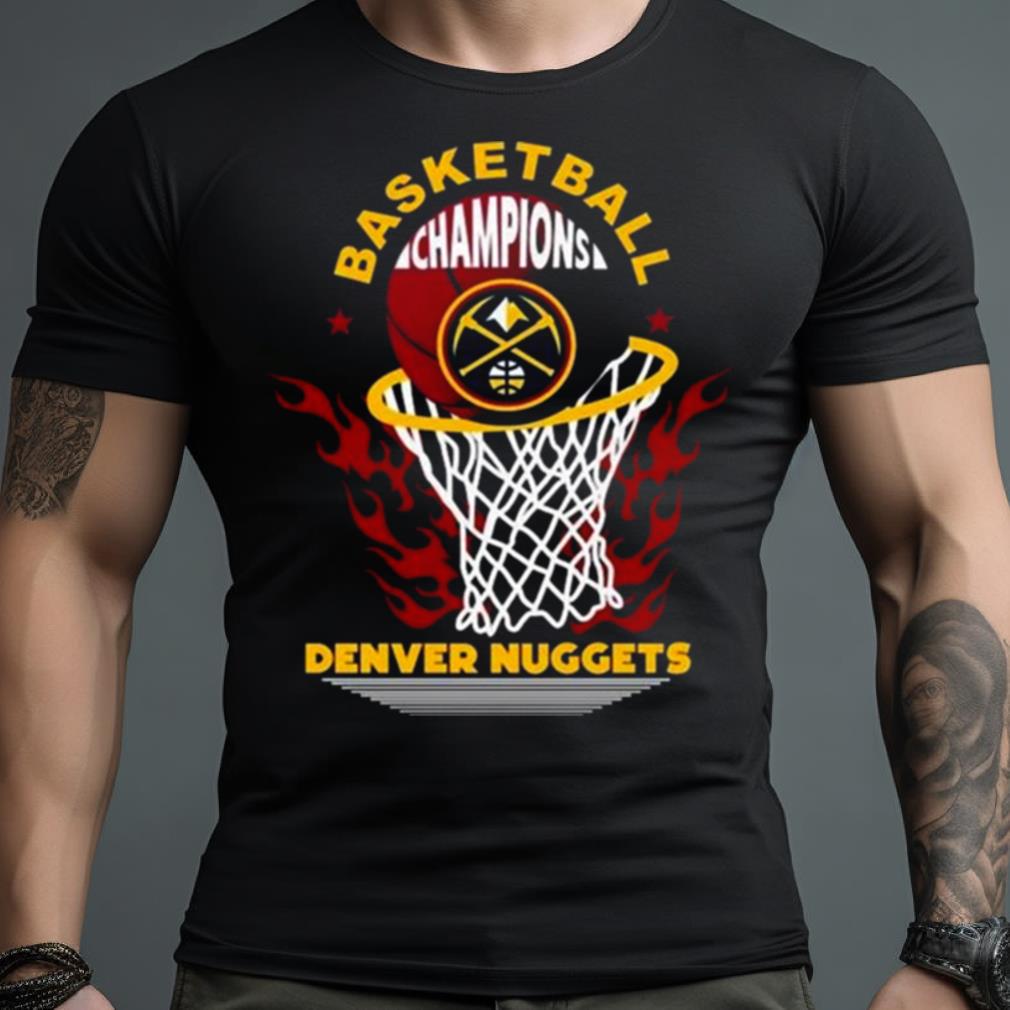 Denver Nuggets Basketball Champions Fire Logo 2023 Shirt
