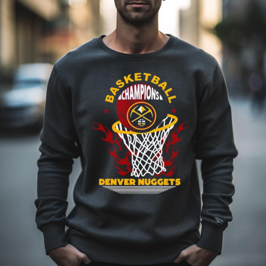 Denver Nuggets Basketball Champions Fire Logo 2023 Shirt