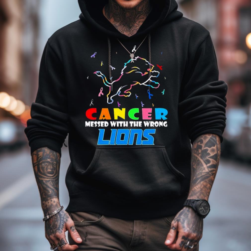 Detroit Lions Nfl Cancer Mess With The Wrong Shirt Detroit Lions Nfl Cancer Mess With The Wrong Shirt