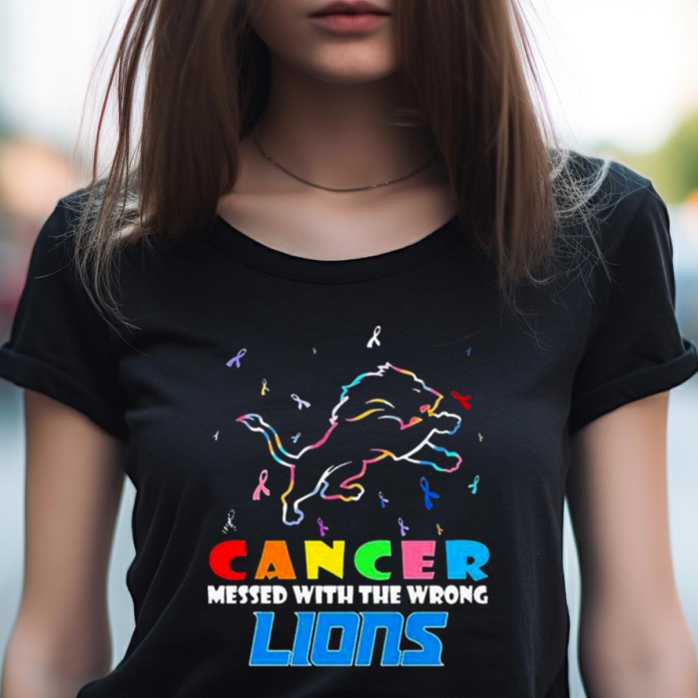 Detroit Lions Nfl Cancer Mess With The Wrong Shirt Detroit Lions Nfl Cancer Mess With The Wrong Shirt
